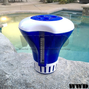 Pool Chlorine Dispenser Thermometer